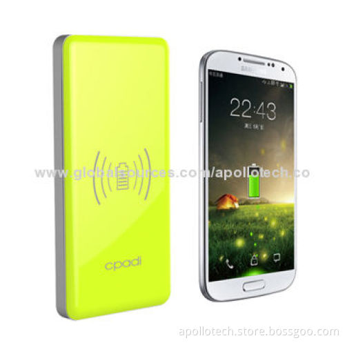 Wireless Chargers with Pure Cobalt Polymer Battery, 5V/1A Input/5V/2A Output/8,000mAh Real Capacity
